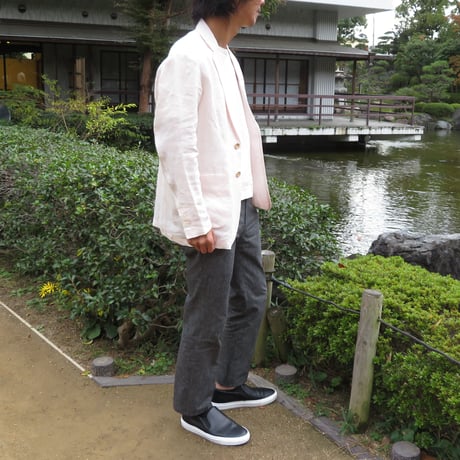 和心衣（ワゴロモ）のこり染　サクラとヨモギで染めたメンズジャケット