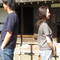 綿と和紙の鹿の子Ｔシャツ