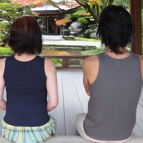 綿と和紙のサラッとタンクトップ