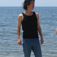 高島ちぢみのメンズタンクトップ