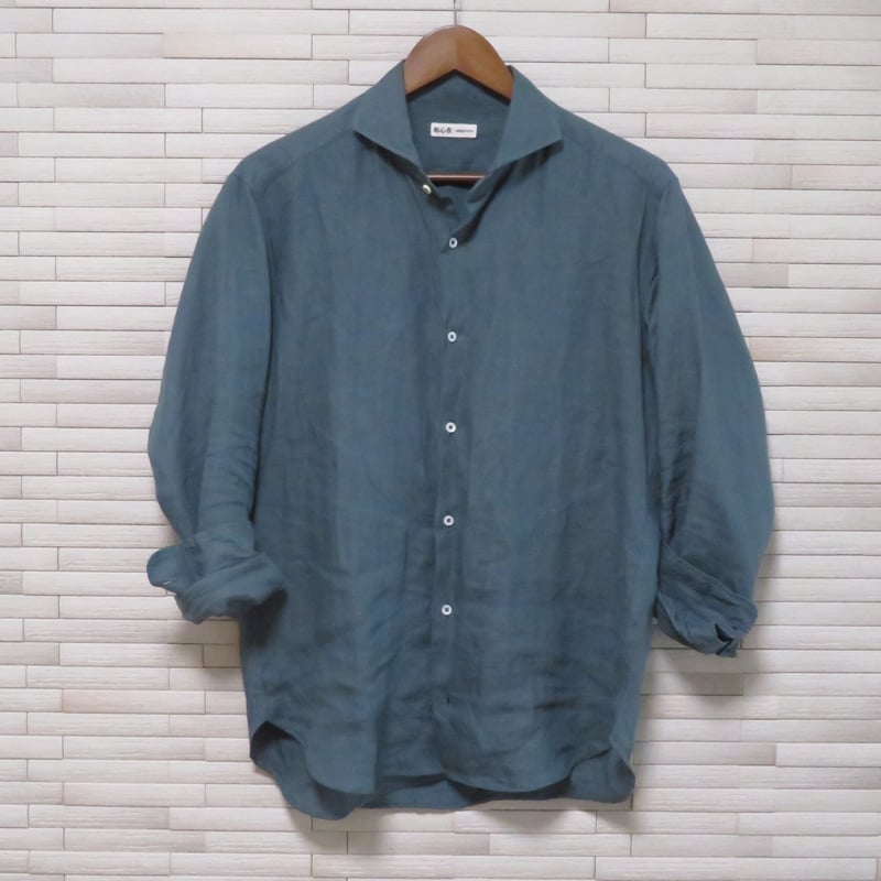 湖東のリネン 和晒し仕上げのリネンシャツ | 和心衣（わごろも） 心