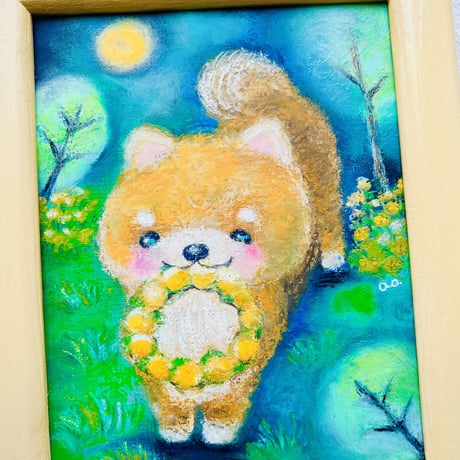 原画　プレゼント / puppy‘s present