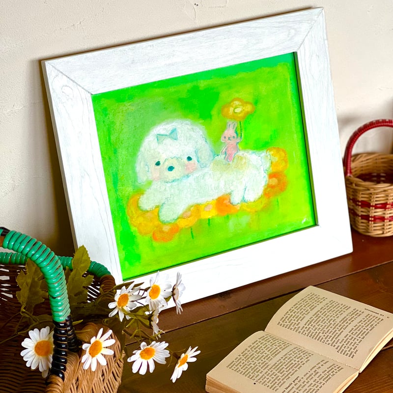 水彩画「ポピーの咲く頃」 ポピーの咲く頃に / blooming poppie | art shop KURUTON