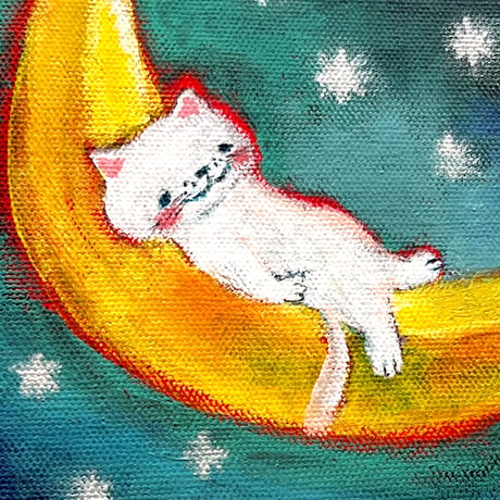 原画　おやすみねこちゃん / good night,kitty