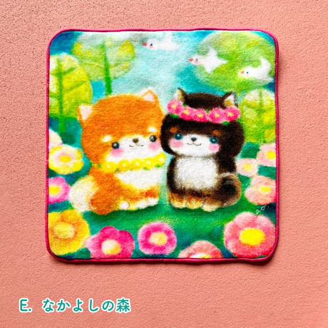 【全９柄】かわいいタオルハンカチ