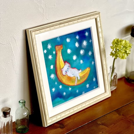 原画　おやすみねこちゃん / good night,kitty