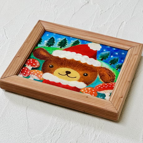 原画　見習いサンタ / puppy santa claus