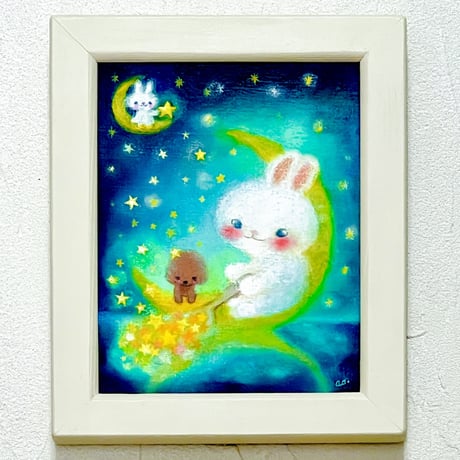原画　星ひろい / collecting stars
