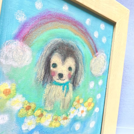 雪の日のにじ / rainbow in a snow day