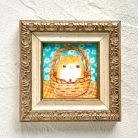 原画　かご入りハムちゃん