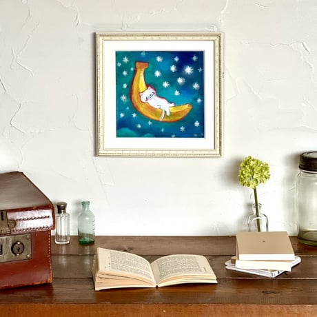 原画　おやすみねこちゃん / good night,kitty