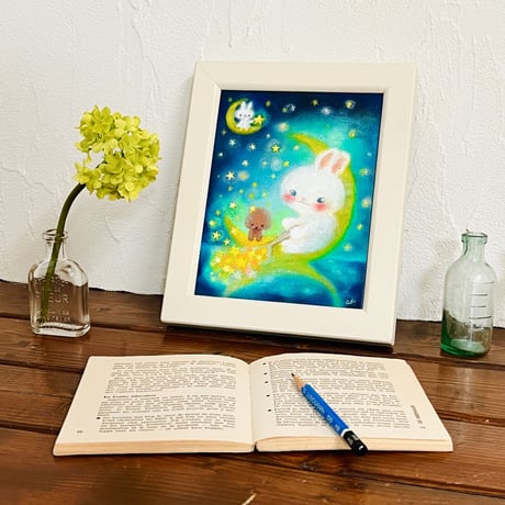 原画　星ひろい / collecting stars