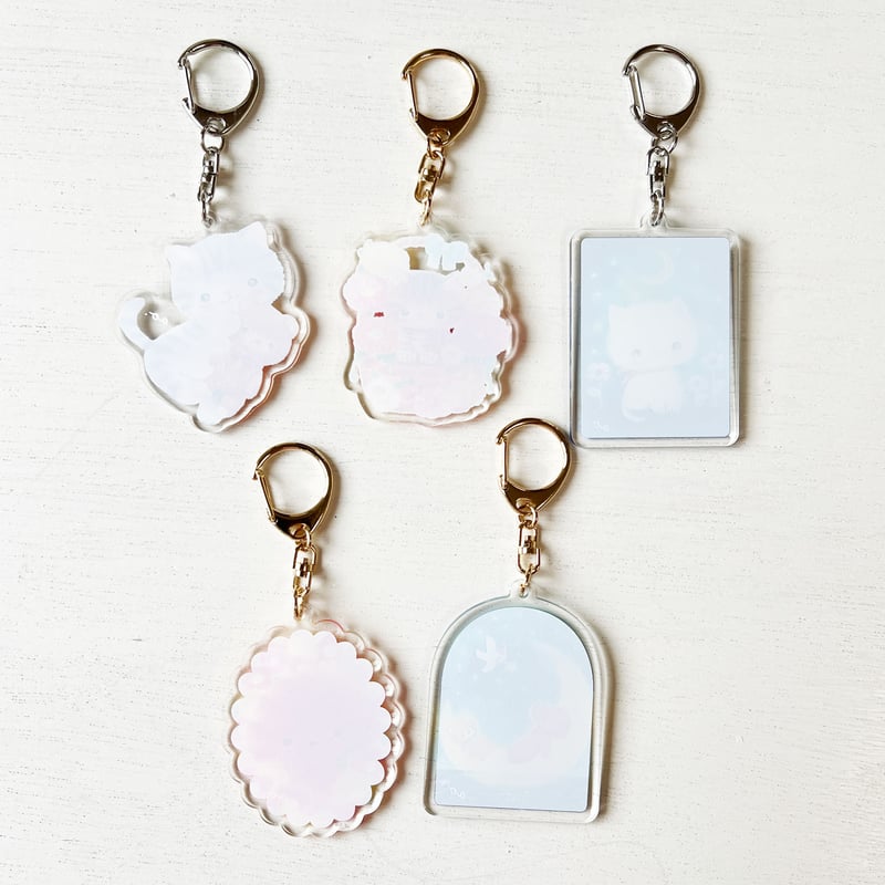 全5柄】かわいいアクリルキーホルダー | art shop KURUTON