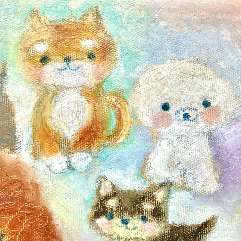 ○milk cocoa anniversary dance 絵画原画 原画 みんないっしょに / together | art shop KURUTON