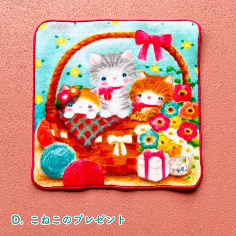 【全９柄】かわいいタオルハンカチ