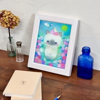 夢花猫 / dreaming floral cat