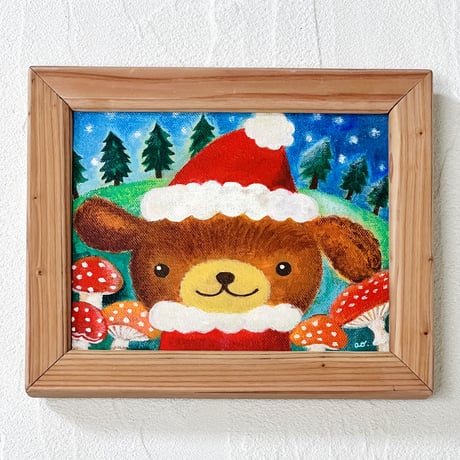 原画　見習いサンタ / puppy santa claus