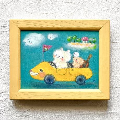 原画　ドライブ/ let's drive