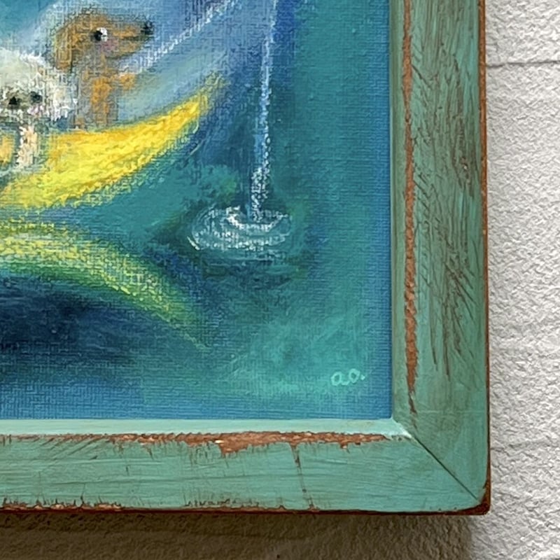 原画 つりぶね / fishing on the moon boat | art shop K