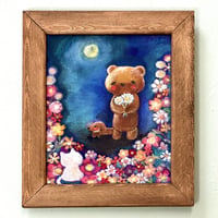 月明かりのお花畑 / moonlight in the flower field