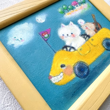 原画　ドライブ/ let's drive