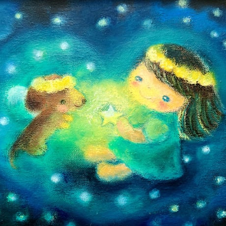 原画 小さな星みつけた / reunion with a small star