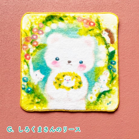 【全９柄】かわいいタオルハンカチ
