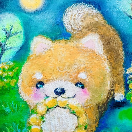 原画　プレゼント / puppy‘s present