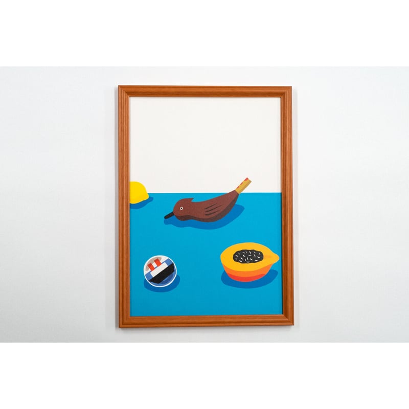 安西水丸】B4サイズポスター くちぶえ | Crevis Online Store