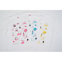 【安西水丸】Tシャツ　白生地