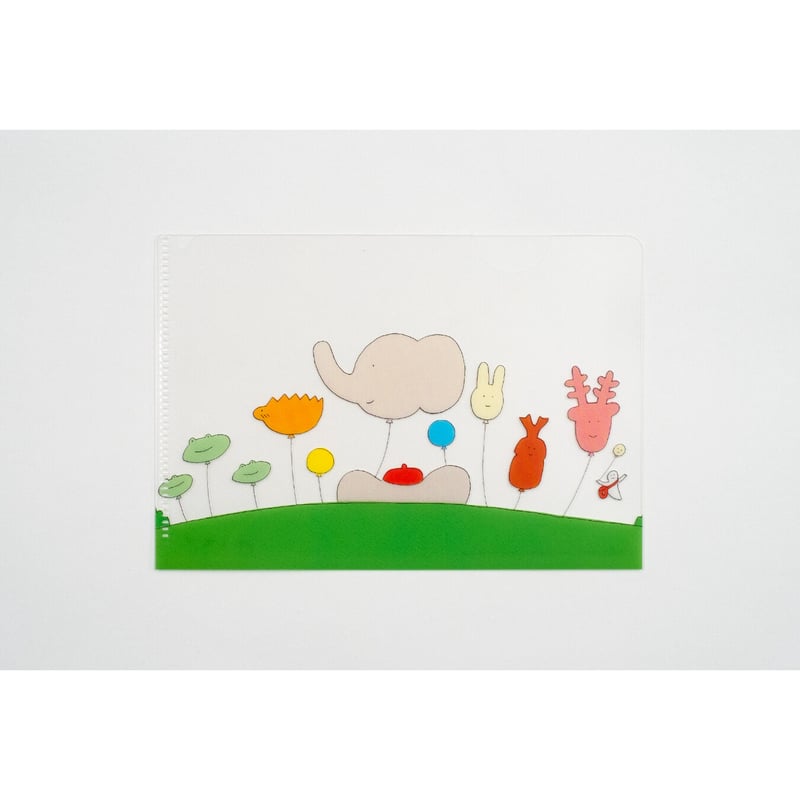 安西水丸】A6クリアファイル ぞうのふうせんやさん | Crevis Online Store