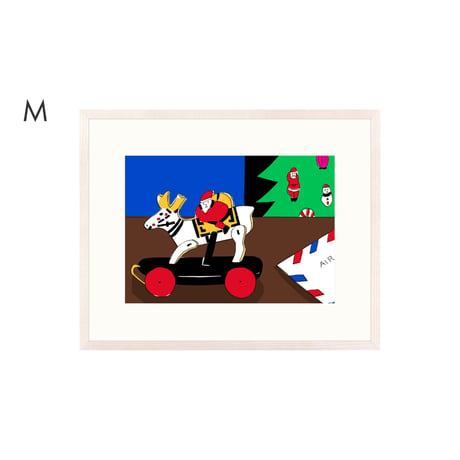 【安西水丸】ジクレー版画「クリスマスの手紙」