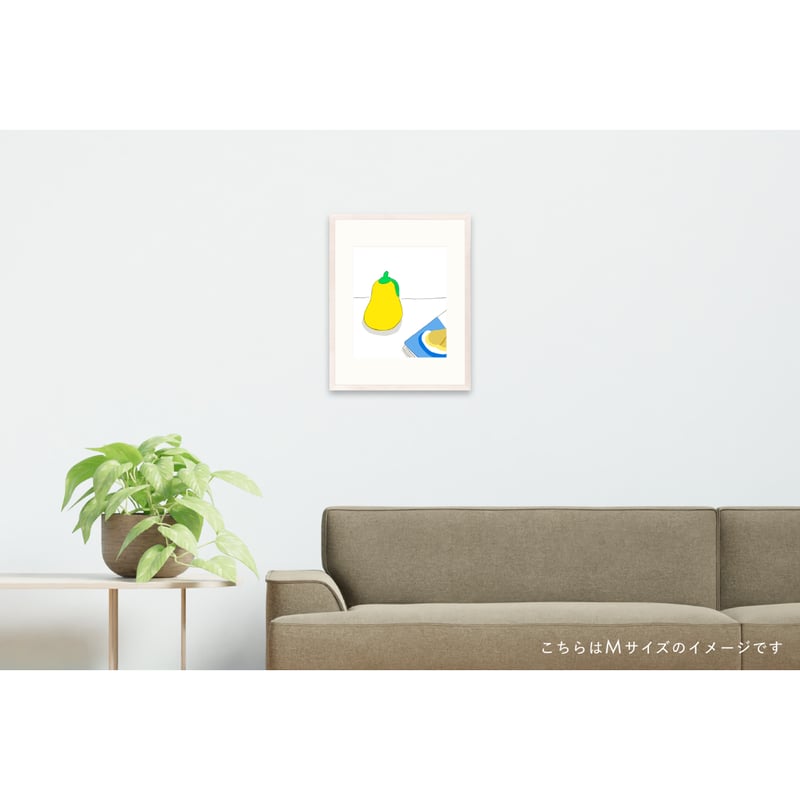 安西水丸】ジクレー版画 「洋梨」 | Crevis Online Store
