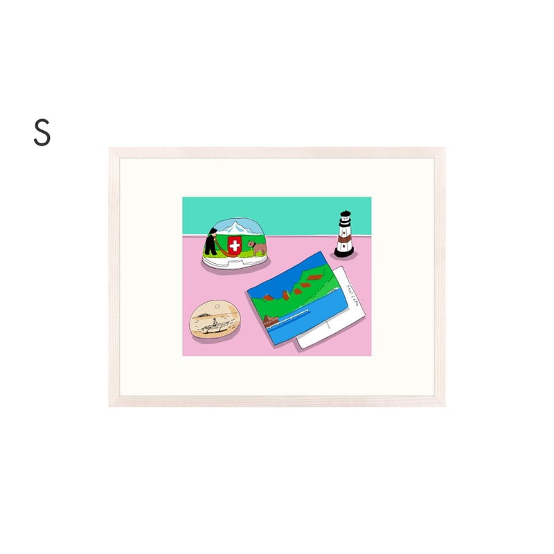 安西水丸】ジクレー版画 「スーベニア」 | Crevis Online Store