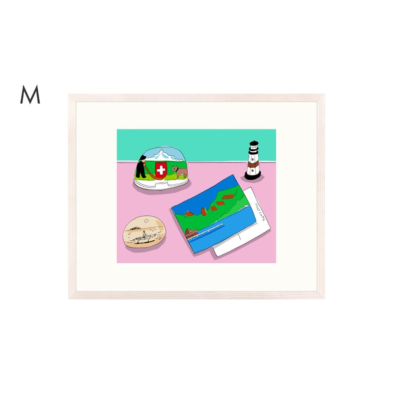 安西水丸】ジクレー版画 「スーベニア」 | Crevis Online Store