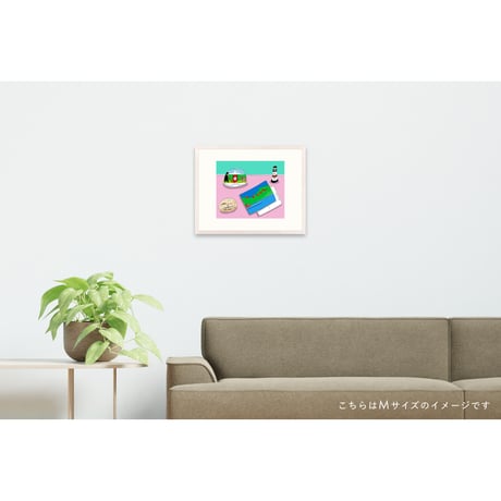 【安西水丸】ジクレー版画 「スーベニア」