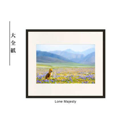 【松本紀生】オリジナルプリント「Lone Majesty」