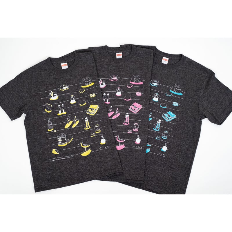 安西水丸】Tシャツ ヘザーブラック | Crevis Online Store