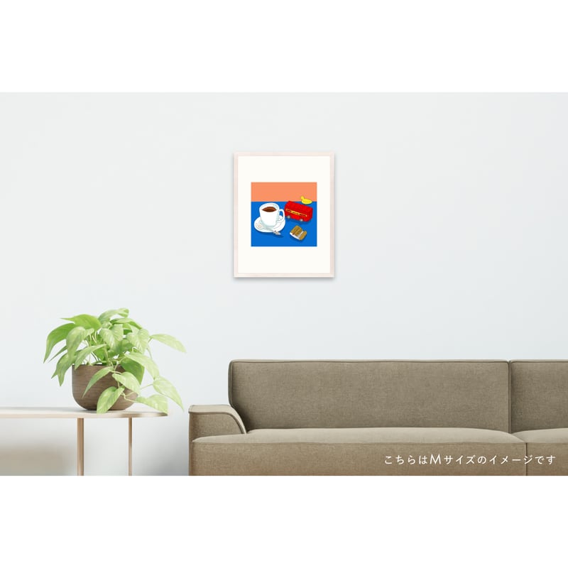 安西水丸】ジクレー版画 「ロンドンバス」 | Crevis Online Store