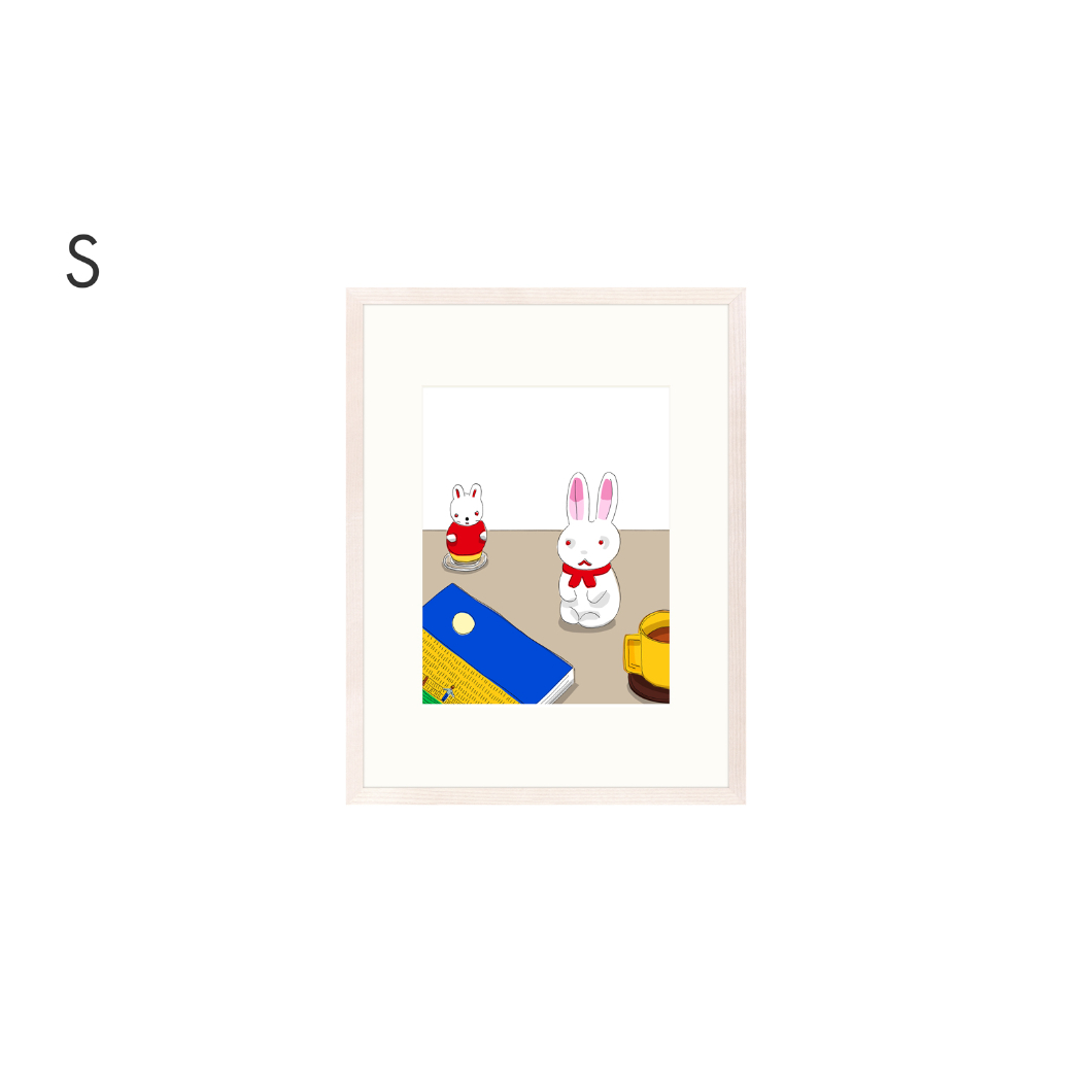 安西水丸】ジクレー版画 「十五夜」 | Crevis Online Store