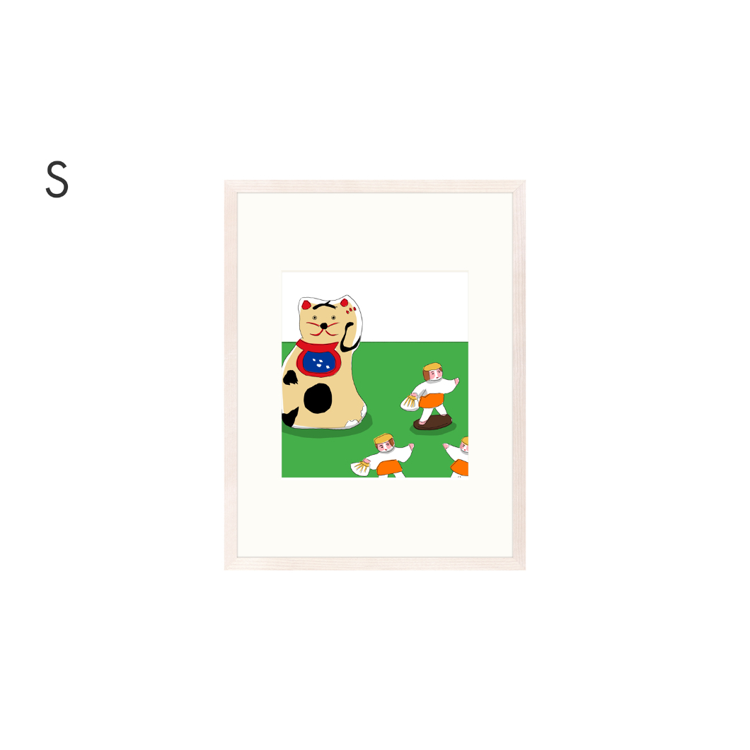 安西水丸】ジクレー版画 「踊り」 | Crevis Online Store