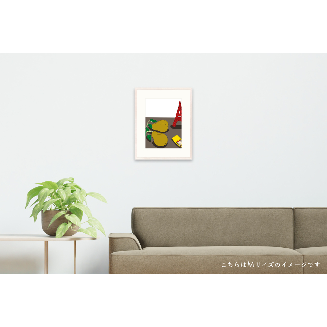 安西水丸】ジクレー版画 「フランス」 | Crevis Online Store