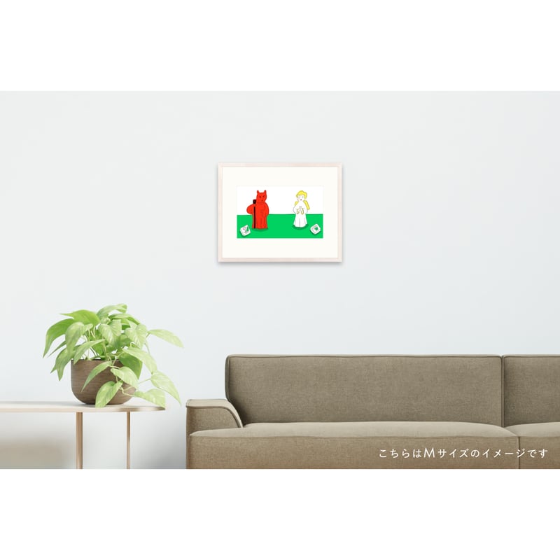 安西水丸】ジクレー版画 「天使と悪魔」 | Crevis Online Store