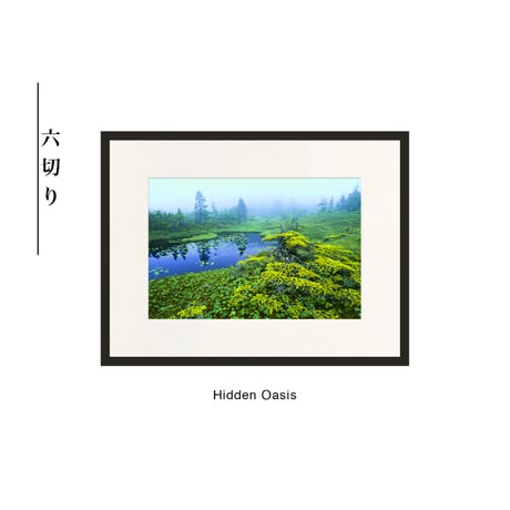 【松本紀生】オリジナルプリント「Hidden Oasis」