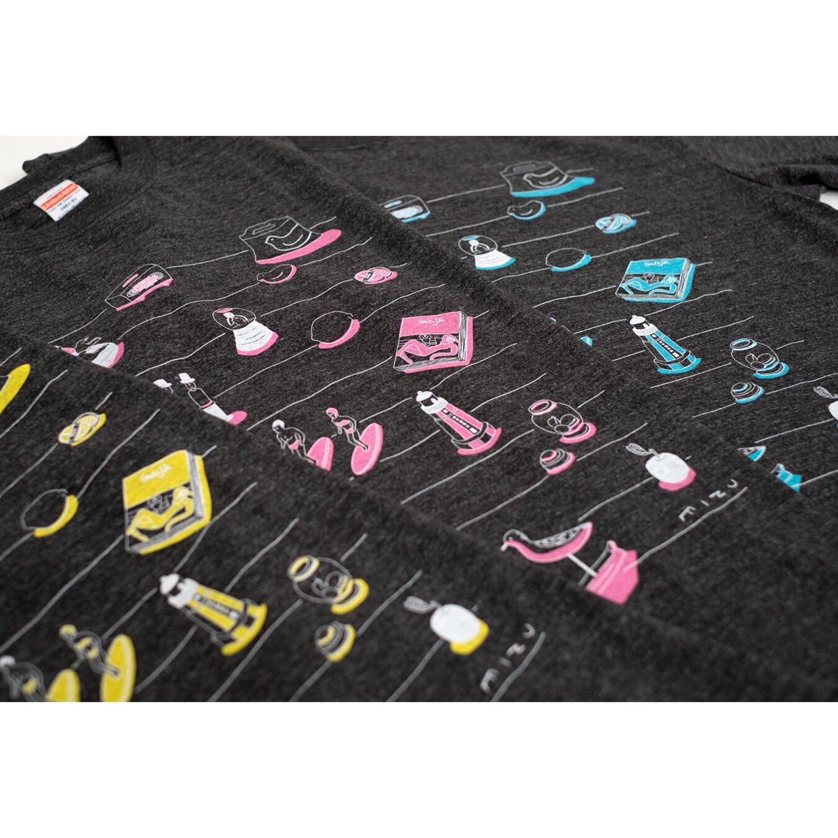 安西水丸】Tシャツ ヘザーブラック | Crevis Online Store