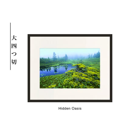 【松本紀生】オリジナルプリント「Hidden Oasis」