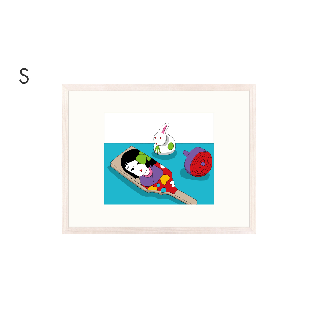 ジグレー版画】奥津国通「ビレーヌの水門」（EDあり）