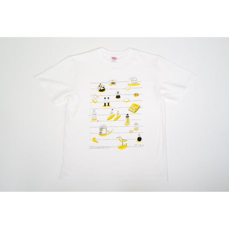 【安西水丸】Tシャツ　白生地