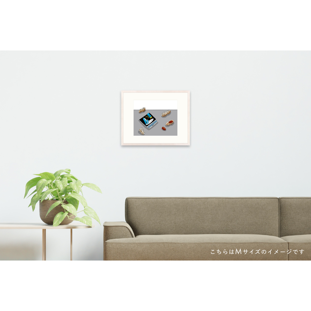 安西水丸】ジクレー版画「ニューヨークとピーナッツ」 | Crevis 安西水丸】ジクレー版画「ニューヨークとピーナッツ」 | Crevis