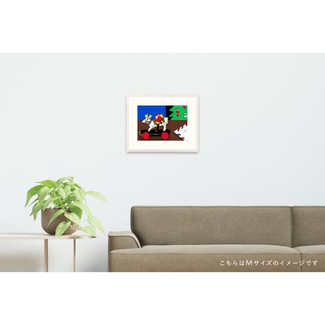 【安西水丸】ジクレー版画「クリスマスの手紙」